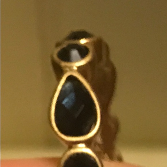 Lia Sophia sapphire (color) earrings & ring - Picture 4 of 7