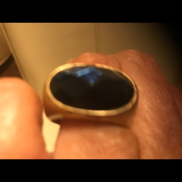 Lia Sophia sapphire (color) earrings & ring - Picture 5 of 7