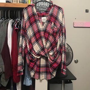 American Eagle Cross Flannel