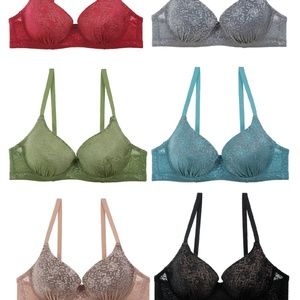 Bundle of 6-Plus Size Full Figure Bras