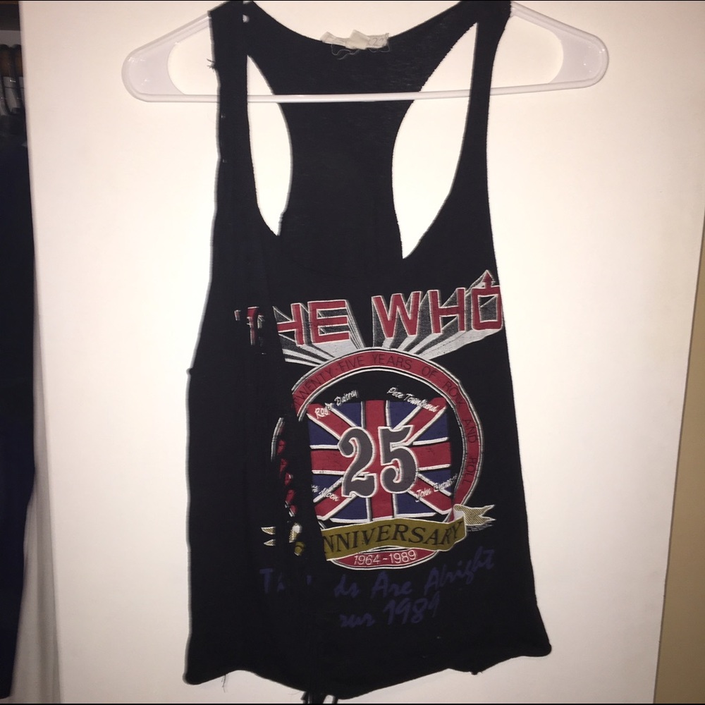 The WHO racer back Tank