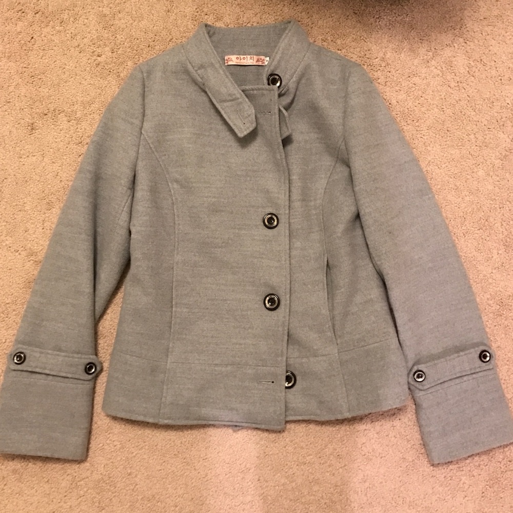 Gray Wool Coat