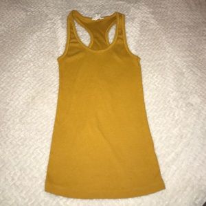 Mustard Forever 21 tank