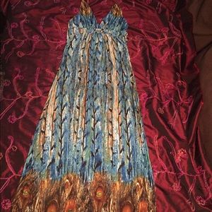 Long summer dress.