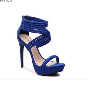 Blue heels