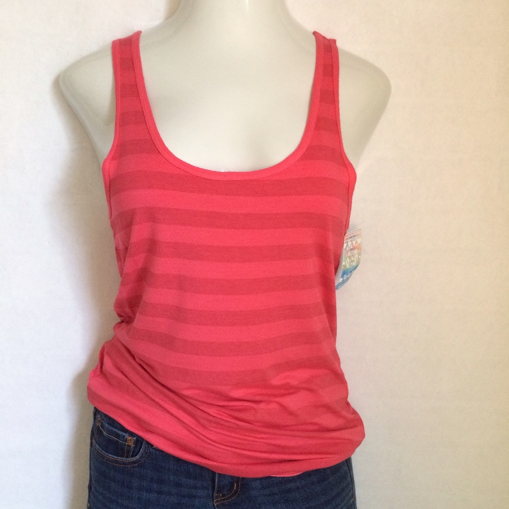 Scrapbook striped tank top