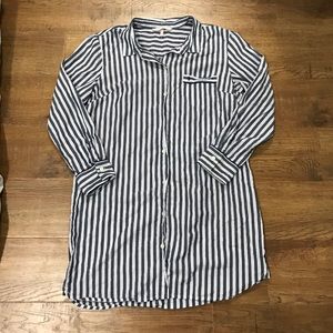 Victoria's Secret Long Shirt Dress Large