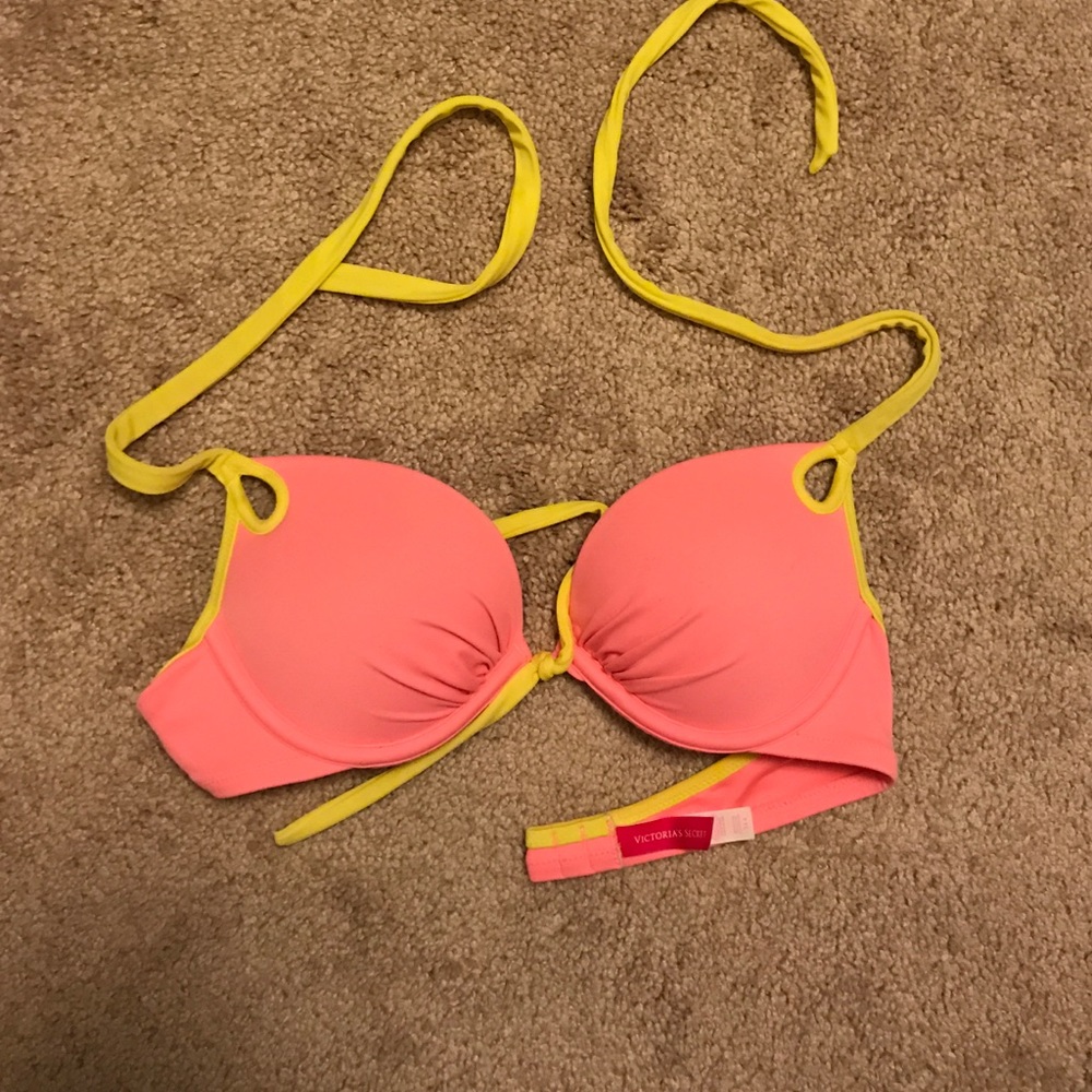 VS Neon pink bikini top