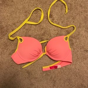 VS Neon pink bikini top