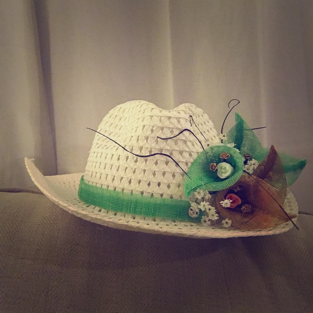 Lovely tea party hat!