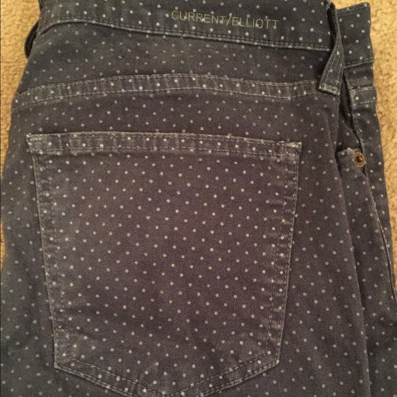 Current/Elliott Polka Dot Skinny Jeans - Picture 2 of 4