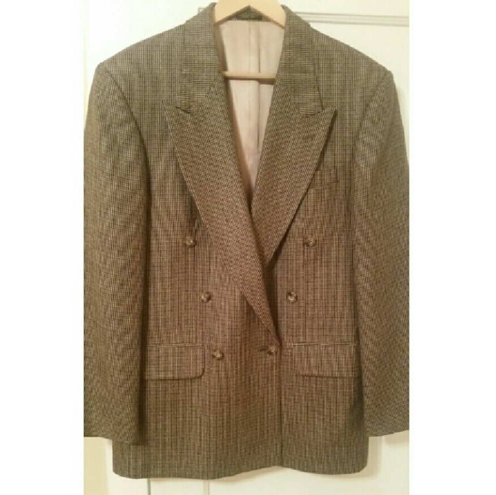 Oscar de la Renta Double Breasted Blazer