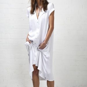 One Teaspoon white "Harlow" shirt dress