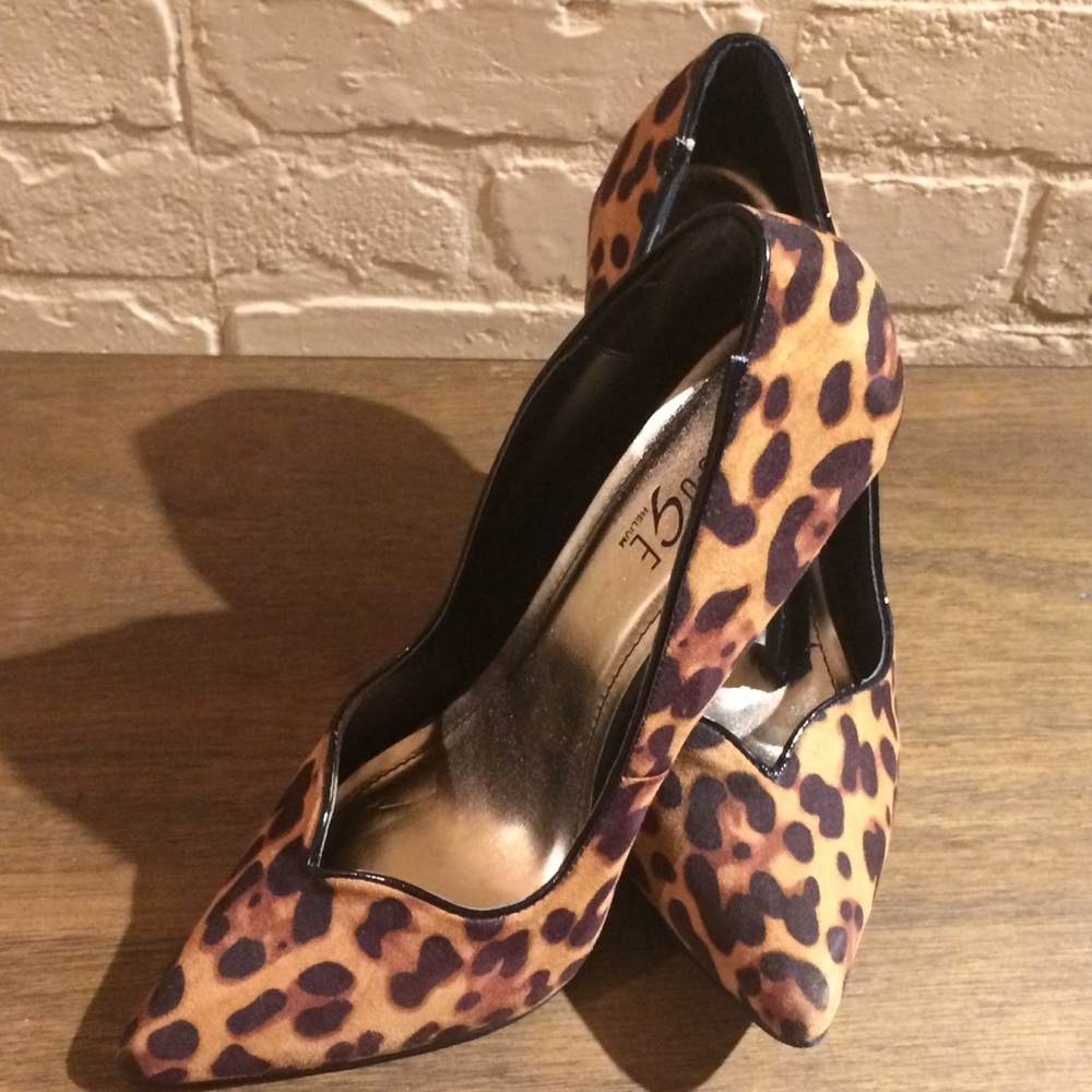 Cheetah print 3 inch heels