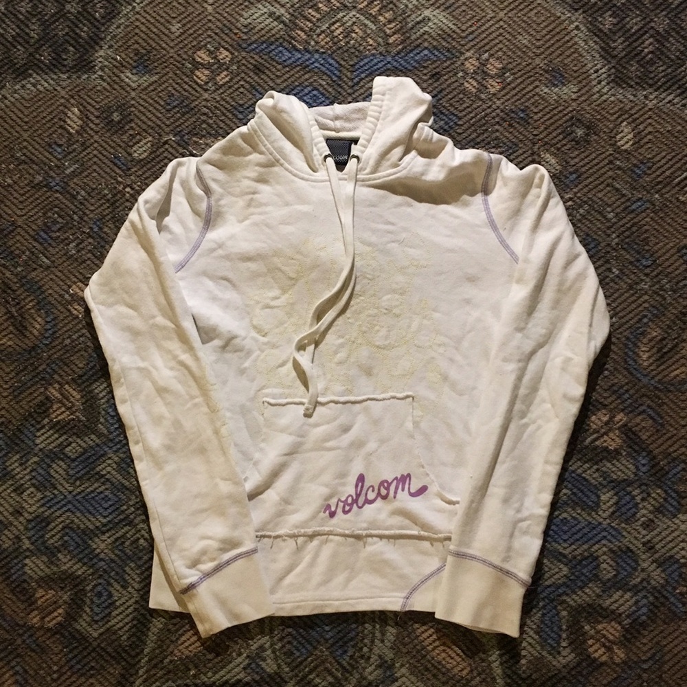 White Volcom Hoodie