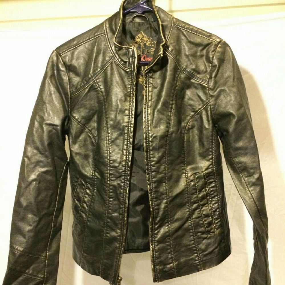 Soft Faux Leather Jacket
