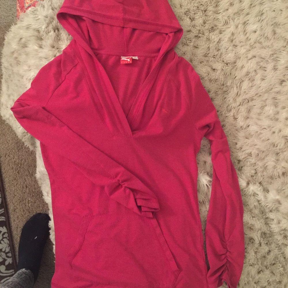 Puma long sleeve hooded pullover