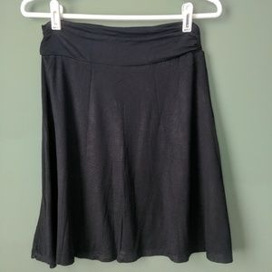 Jersey knit skirt