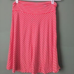 Jersey knit skirt