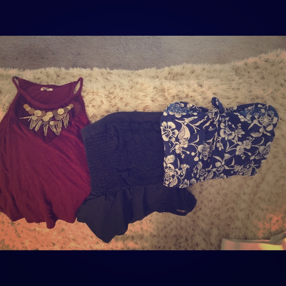 Hollister crop too bundle