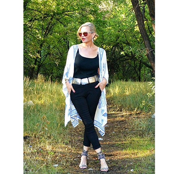 🆕Kimono Vintage Floral Beach Coverup - Picture 2 of 2