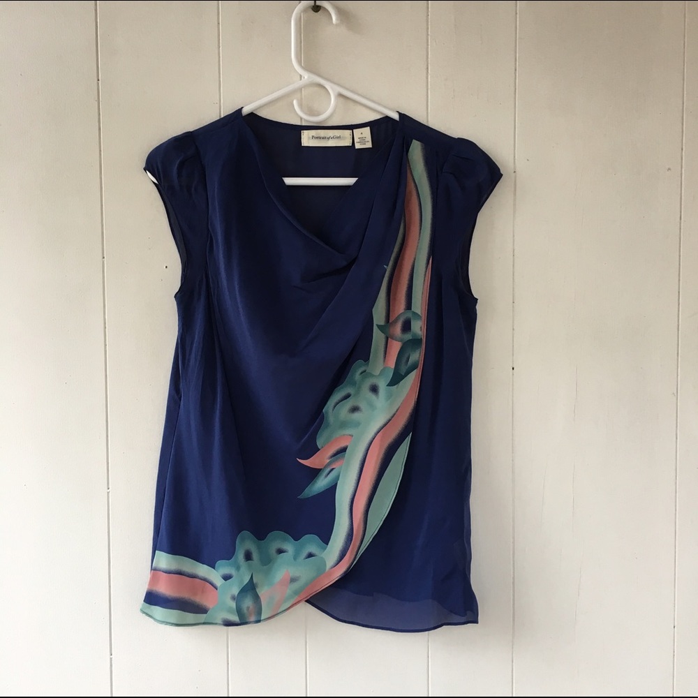 Anthropologie silk blouse