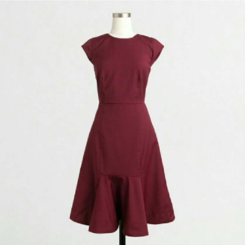 J. Crew Wine Dress