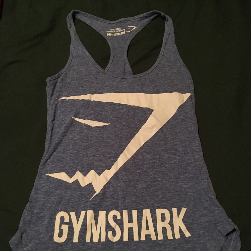 Gymshark Blue Tank Size Small