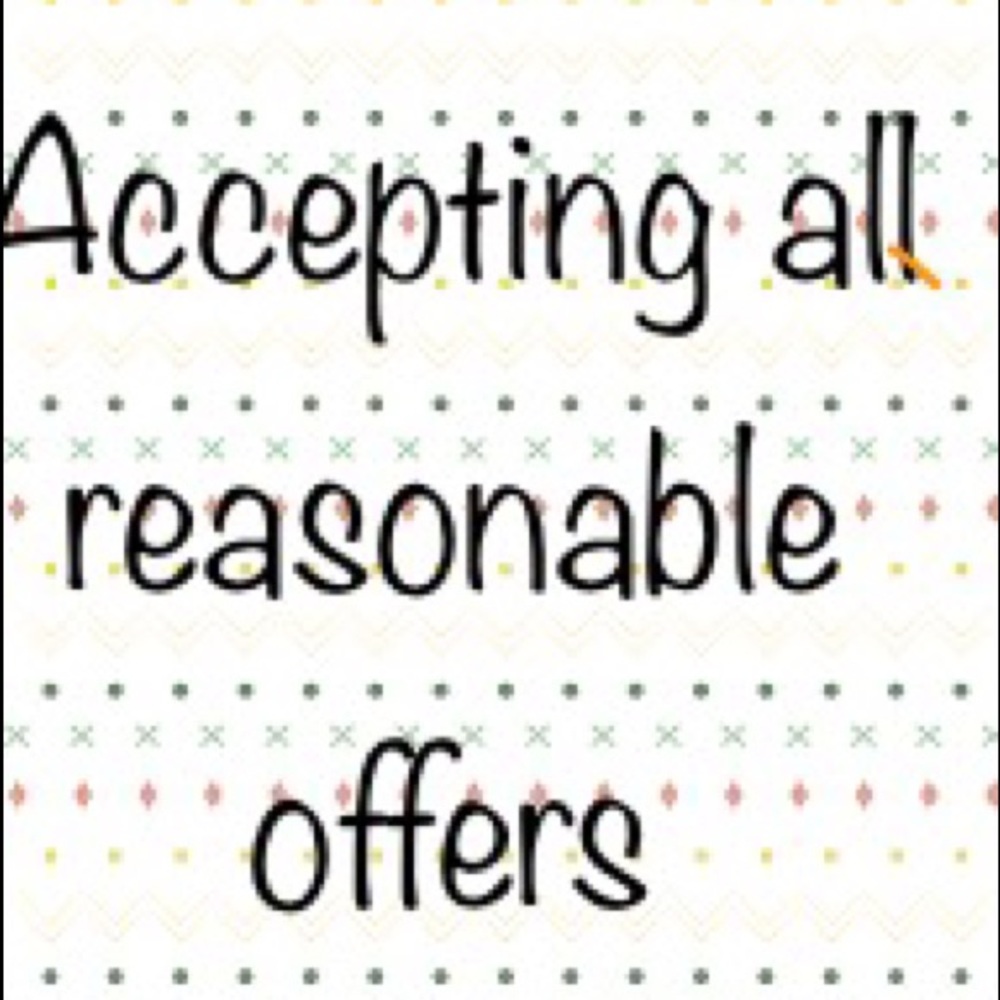 Accepting all reasonable offers!!!