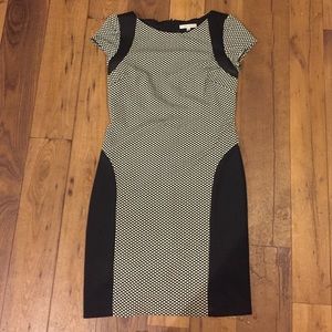 Panel Dress with Dots