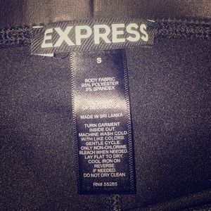 Express Wet Look Leggings