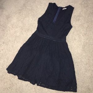 Navy Lace Dress