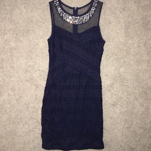 Navy Lace Dress