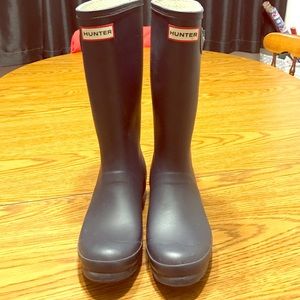 Hunter boots kids size 8