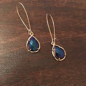 Kendra scott Dee earrings black pearl