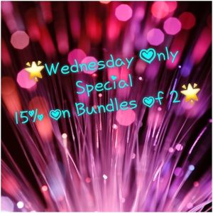 🌟Limited time only special!! 15% on bundles of 2!