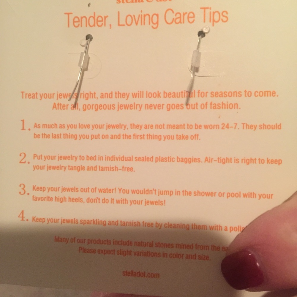 Stella and Dot Earrings (new) - Picture 2 of 4