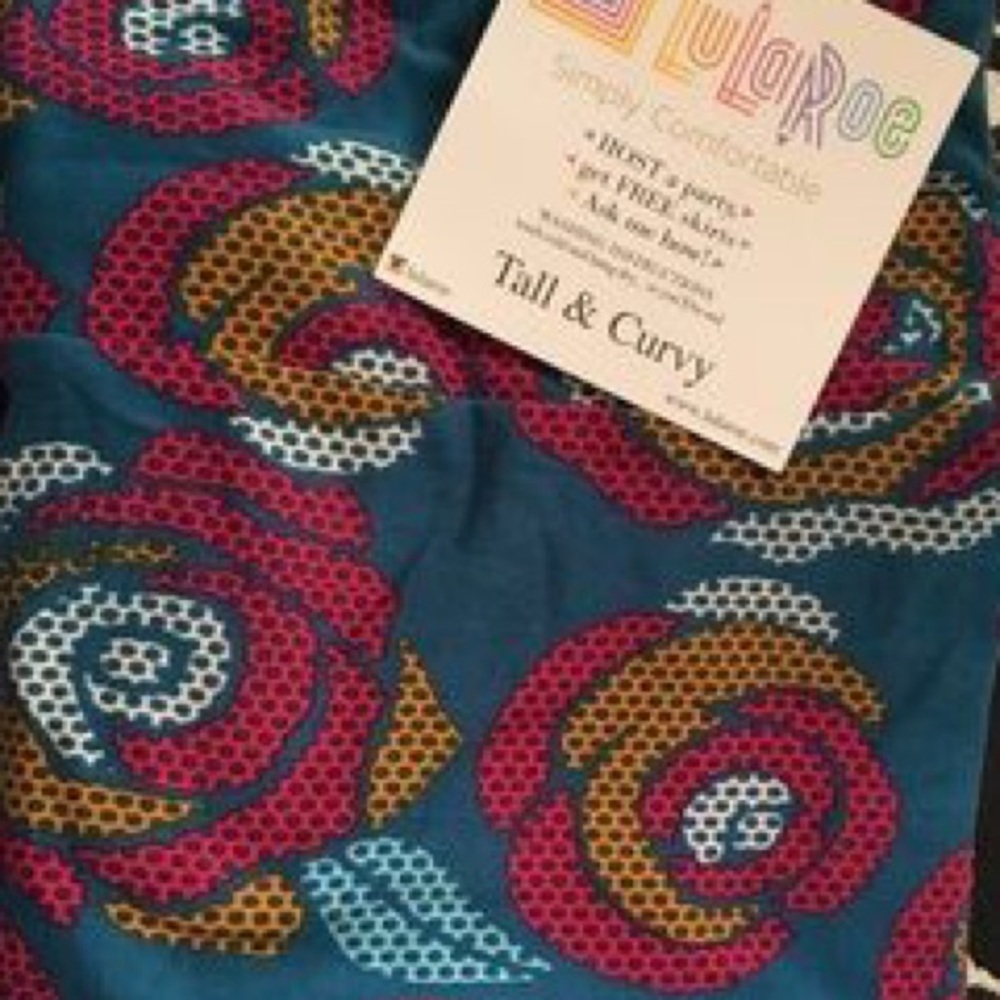 LuLaRoe TC Roses (disney roses)