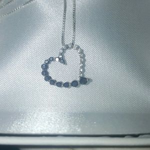 Diamond and Black Diamond necklace
