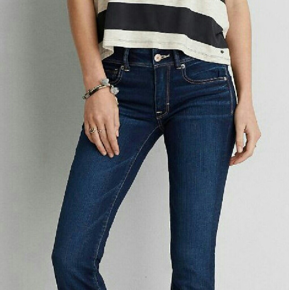 Dark Wash American Eagle Kick Boot Cut