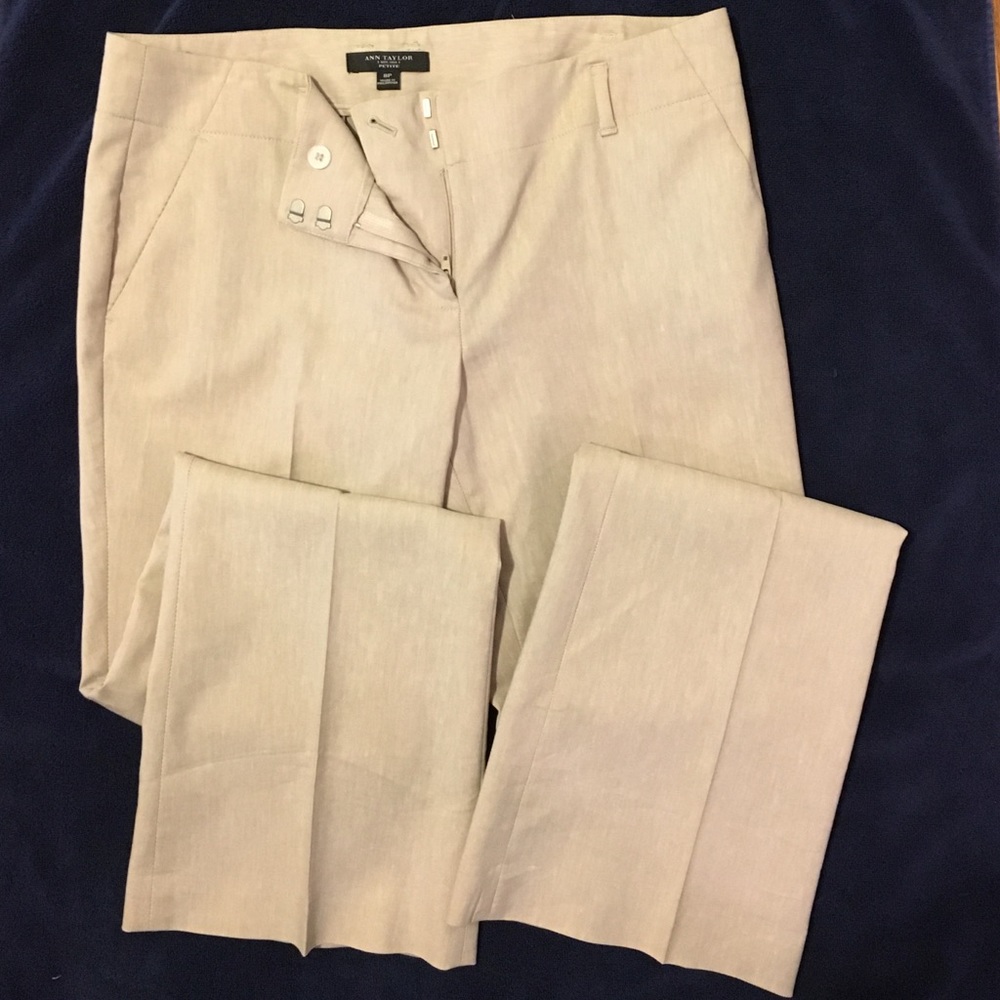 Ann Taylor linen-blend dress pants, 8p