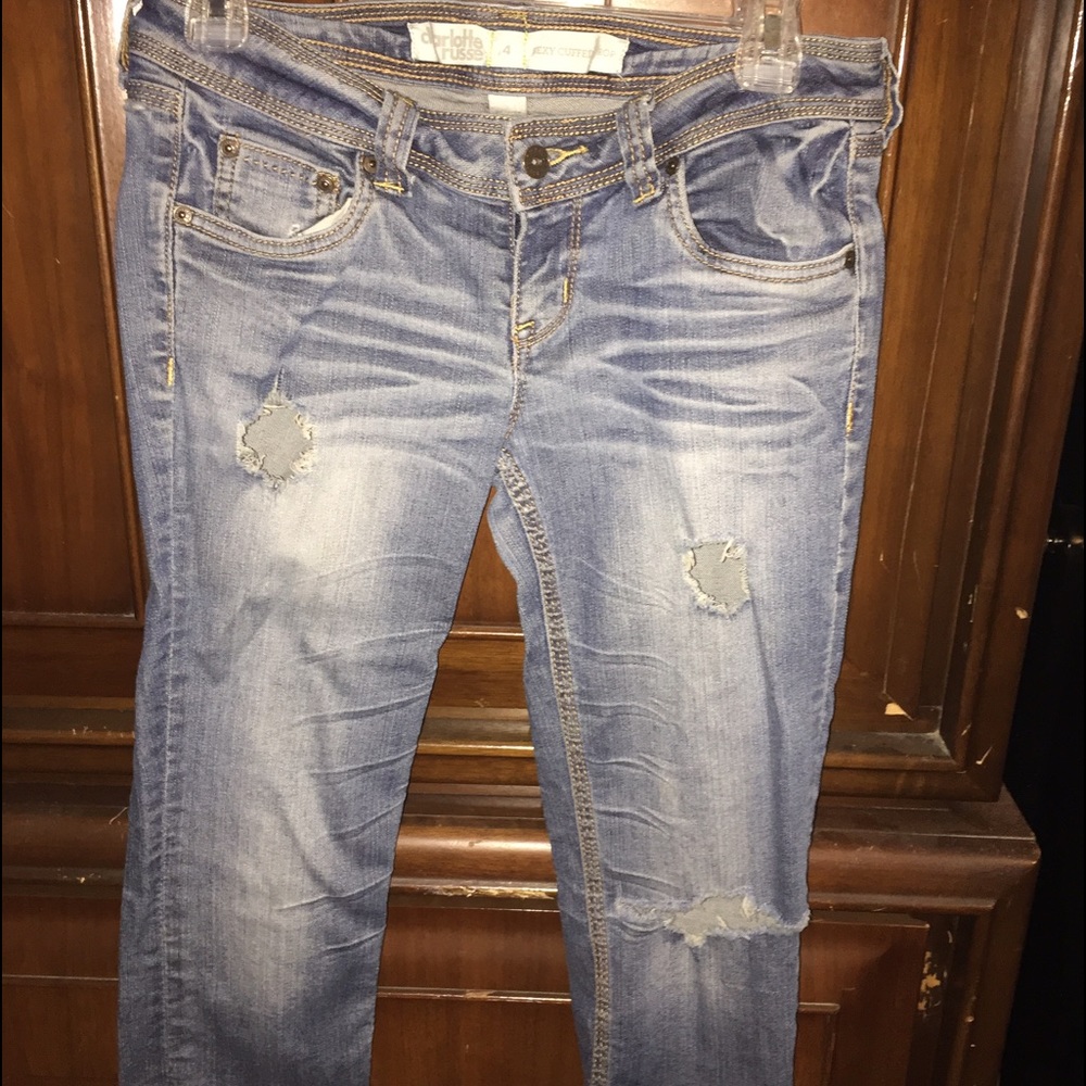 Charlotte Russe Crop Jeans