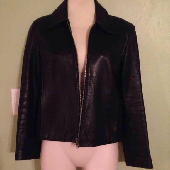 Banana Republic Jackets & Blazers - Banana Republic women's leather XS perfect cond