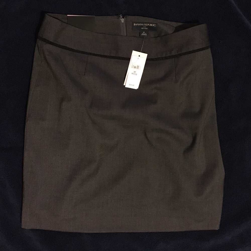 Dark Gray Banana Republic Skirt, 8p