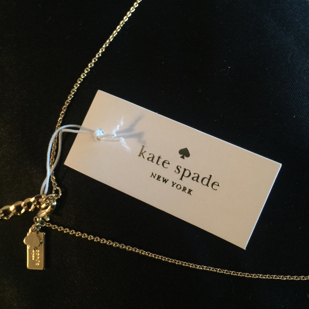 Kate Spade "Better Half" gold choker necklace