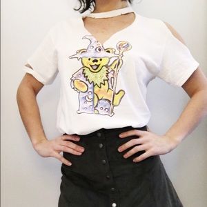 🚫SOLD🚫Grateful Dead~Dancing Bear Distressed Top