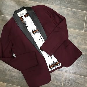 B.B. Dakota leather blazer