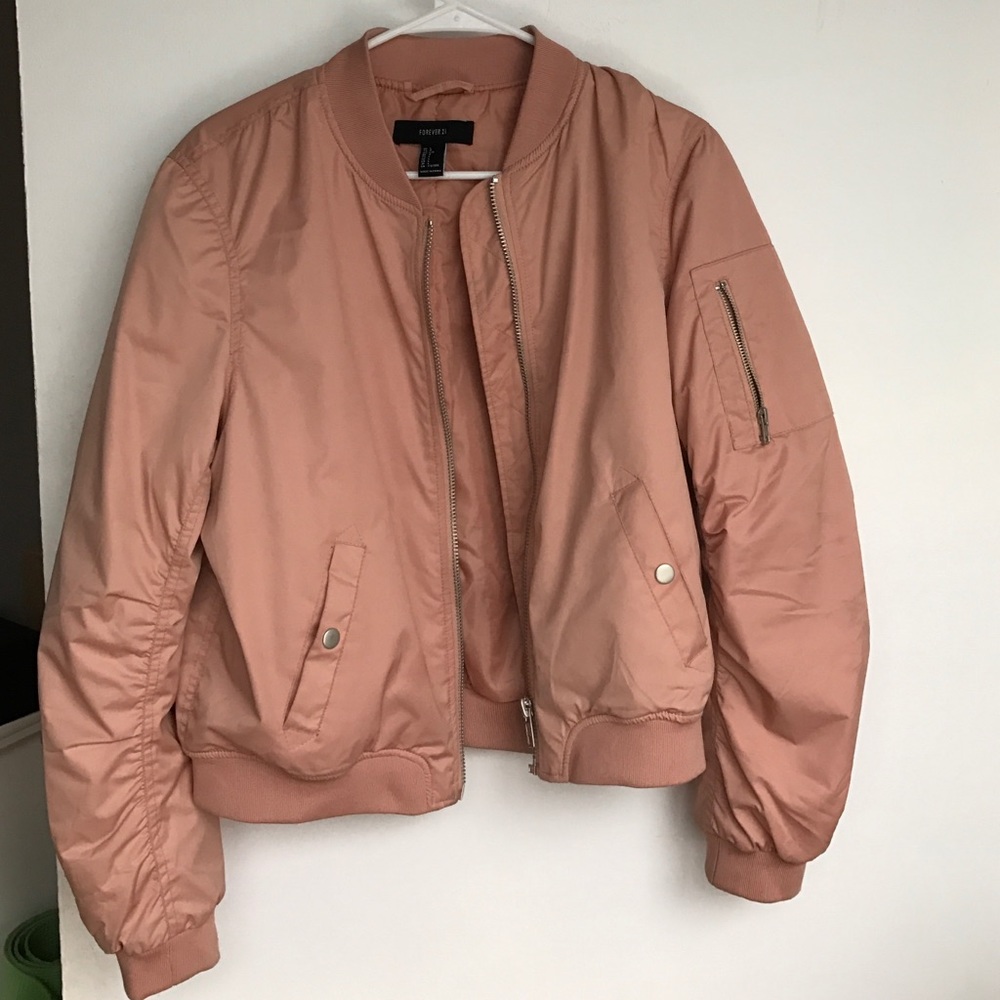 Baby pink bomber