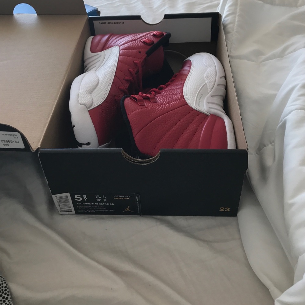 Red And White Jordan's