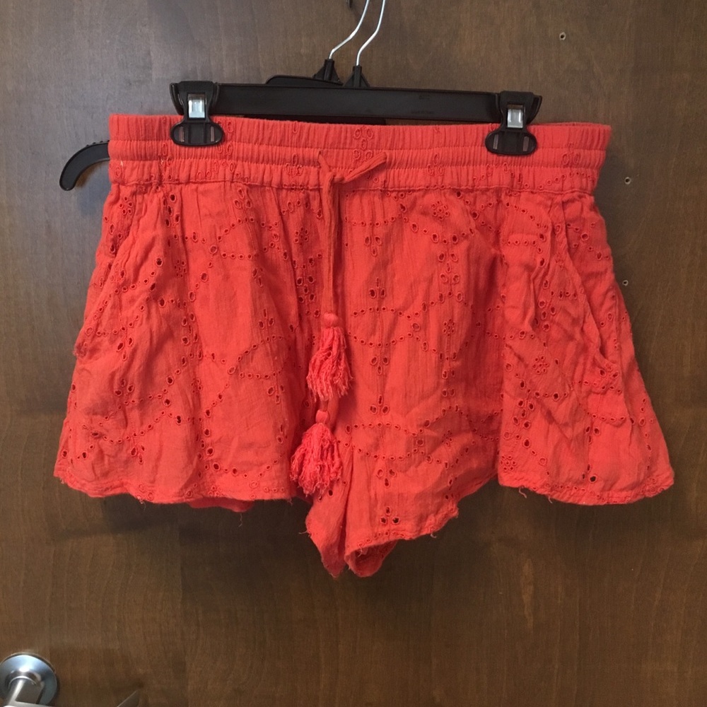 Free ppl eyelet shorts